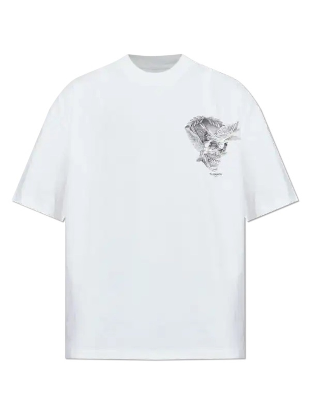 ALLSAINTS Mysteries Short Sleeve Crew - White Size Large